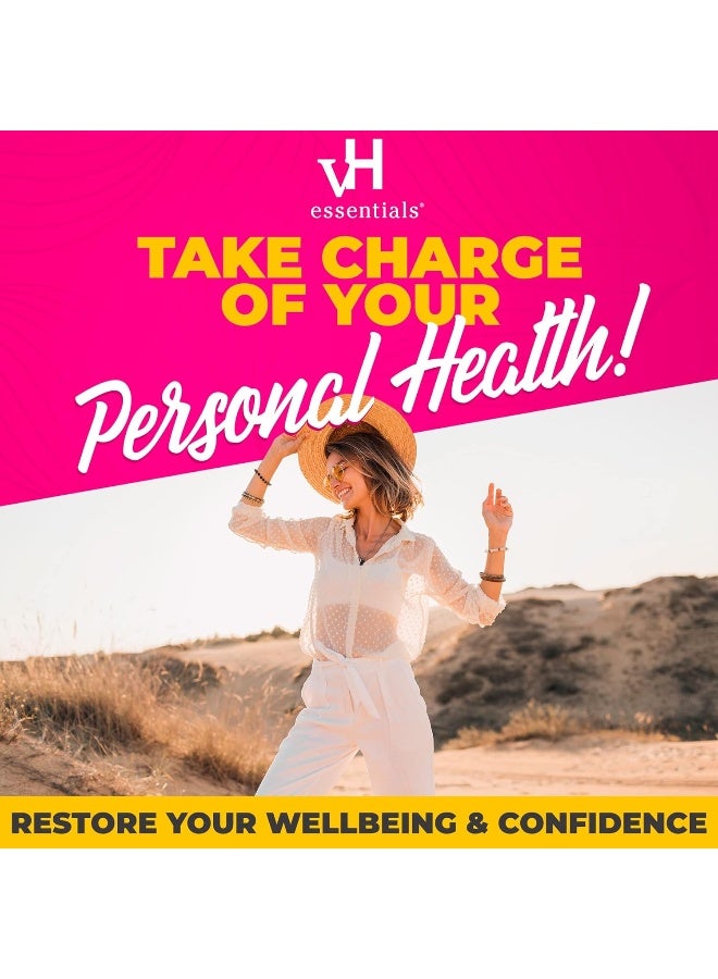 vH essentials Boric Acid + Tea Tree Vaginal Suppositories - Exclusive Prebiotic Formula - Image 5